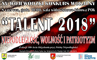 Wojewódzki Konkurs Wokalny Talent 2018